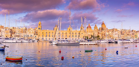 Hafen Valletta Tyrel